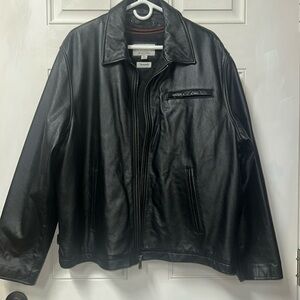 Men’s XL black leather jacket Wilson’s Leather M.Julian w/zip out liner